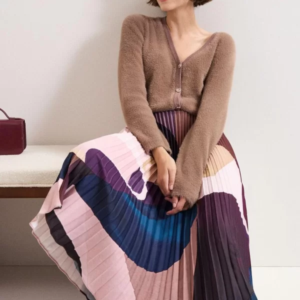 Phase Eight Phase Eight Γυναικεία Φούστα Πλισέ Με Abstract Μοτίβο