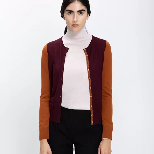 MALIPARMI Maliparmi Γυναικεία Πλεκτή Ζακέτα Μάλλινη Regular Fit