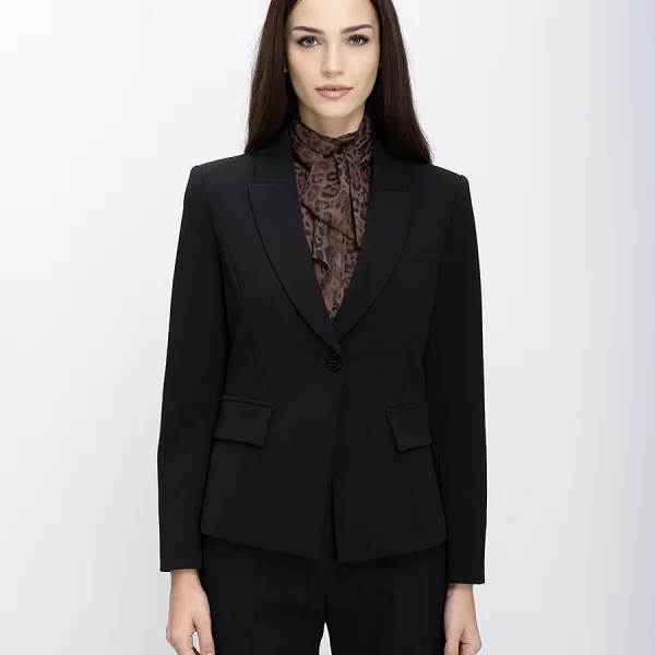 Diana D Γυναικείο Σακάκι Με Κλασικό Πέτο