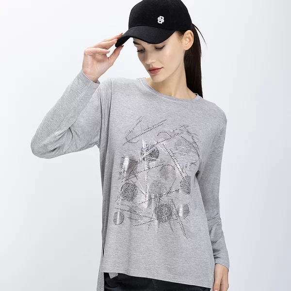 Γυναικεία Μπλούζα Με Abstract Print