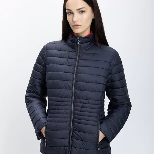 Clarina Γυναικείο Καπιτονέ Μπουφάν Με Όρθιο Γιακά