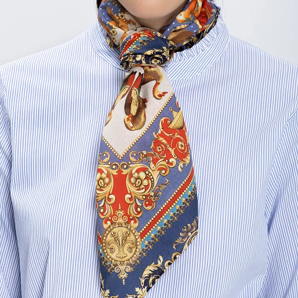 Γυναικείο Μαντήλι Σε Μπαρόκ Μοτίβο