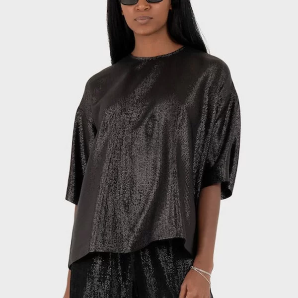 Boss Γυναικείο Μπλούζα Με 3/4 Μανίκια Loose Fit