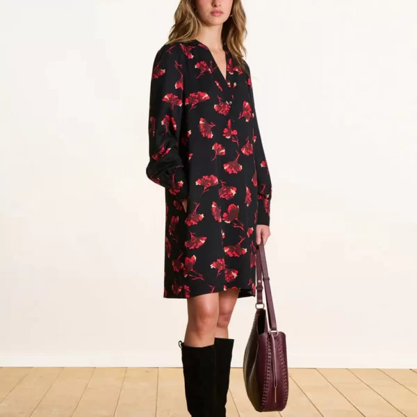 LA FEE MARABOUTEE La Fee Maraboutee Γυναικείο Φόρεμα Κοντό Με Floral Σχέδιο Regular Fit