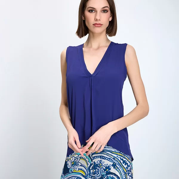 MALIPARMI Maliparmi Γυναικείο Αμάνικο Τοπ Regular Fit