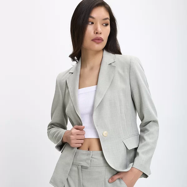 Penny Black Penny Black Γυναικείο Μεσάτο Σακάκι με Κουμπί και Πλαϊνές Τσέπες σε Πράσινο