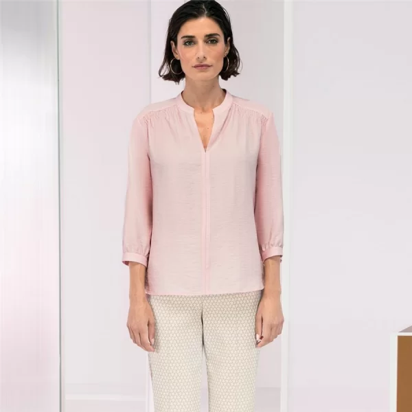 Bianca Bianca Γυναικεία Μπλούζα Dori Regular Fit Pink