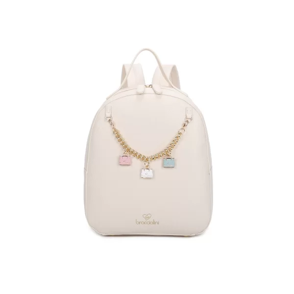 Braccialini Γυναικείο Σακίδιο Με Αποσπώμενο Clutch Και Χρυσή Αλυσίδα