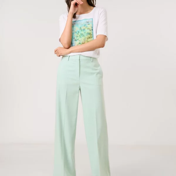 Gerry Weber Γυναικείο Παντελόνι Wide Leg Με Ψηλόμεση Μέση