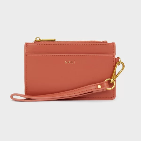 Nali Καρτοθήκη με Φερμουάρ σε Κεραμιδί