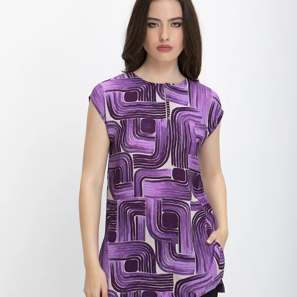 LA FEE MARABOUTEE La Fee Maraboutee Μπλούζα Printed σε Μωβ Εμπριμέ