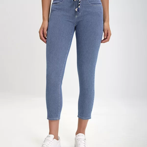 Ariela Montero Denim Style Παντελόνι σε Μπλε Ρίγα