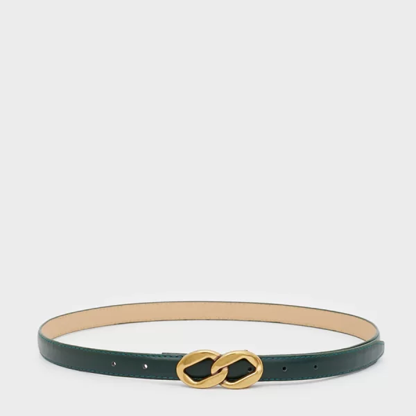 Nali Nali Γυναικεία Ζώνη Με Χρυσή Αγκράφα Σε Σχήμα Άπειρου