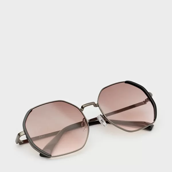 Nali Nali Γυναικεία Γυαλιά Ηλίου Πολυγωνικά σε Μαύρο