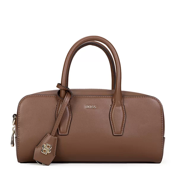 Boss Γυναικεία Τσάντα Χειρός Bowling Με Διπλά Χερούλια Και Logo Detail