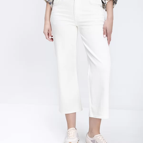 GANT Gant Γυναικείο Παντελόνι Cropped Με Πέντε Τσέπες Και Ίσια Γραμμή