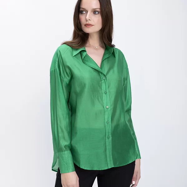 ANONYME Anonyme Γυναικείο Πουκάμισο Με Κλασικό Γιακά Και Κουμπιά