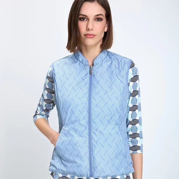 Virginia Blu Virginia Blu Γυναικείο Αμάνικο Μπουφάν Regular Fit Πολυεστερικό Καπιτονέ