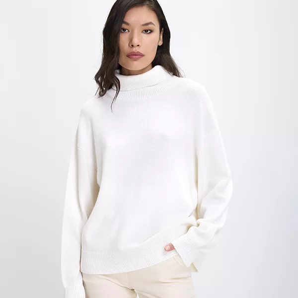 In Linea Firenze Γυναικείο Πουλόβερ με Ζιβάγκο Oversized Fit