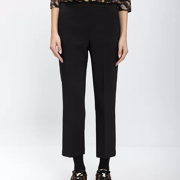 Laura Donini Γυναικείο Παντελόνι Cropped Straight Fit