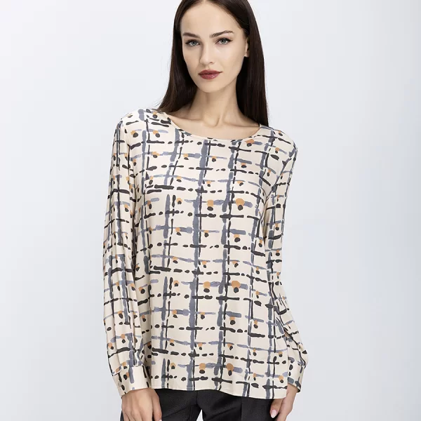 Donna Vita Γυναικεία Μπλούζα Με Abstract Μοτίβο
