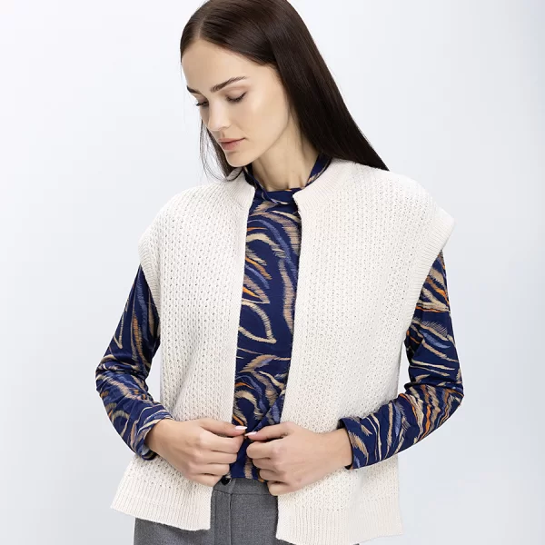 LA FEE MARABOUTEE La Fee Maraboutee Γυναικείο Πλεκτό Γιλέκο