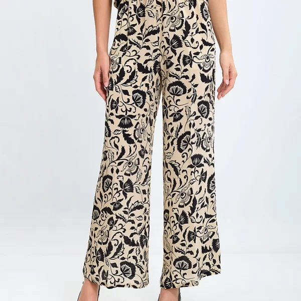 19.70 19.70 Γυναικείο Παντελόνι Regular Fit με Φλοράλ Μοτίβο