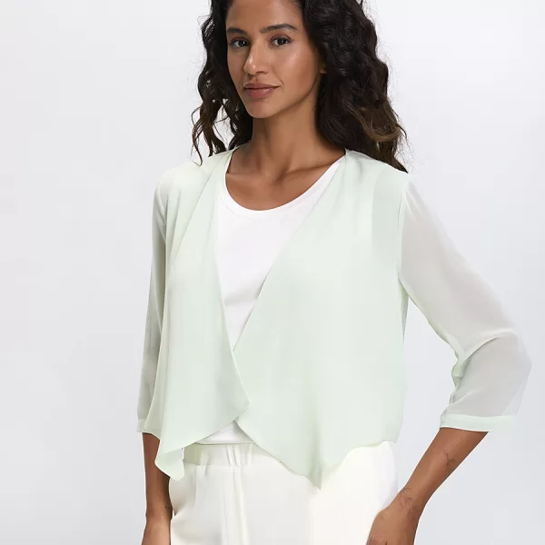 Laura Donini Γυναικείο Κοντό Ζακετάκι με 3/4 Μανίκι Regular Fit