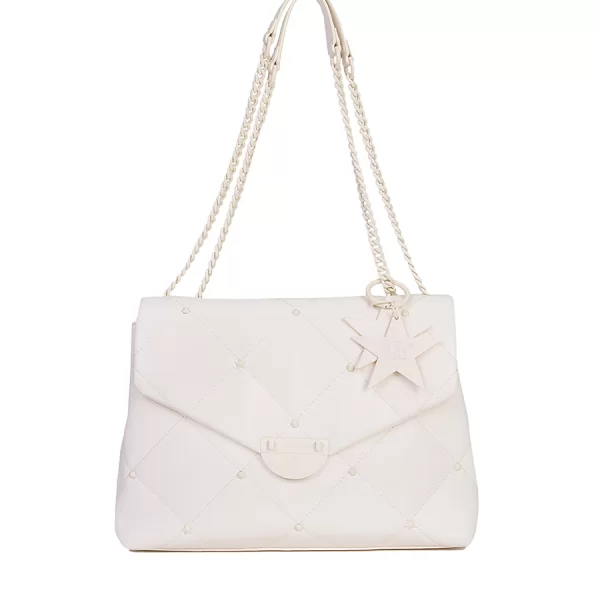 L'Atelier du Sac L'Atelier du Sac Γυναικεία Τσάντα Ώμου Καπιτονέ Εκρού