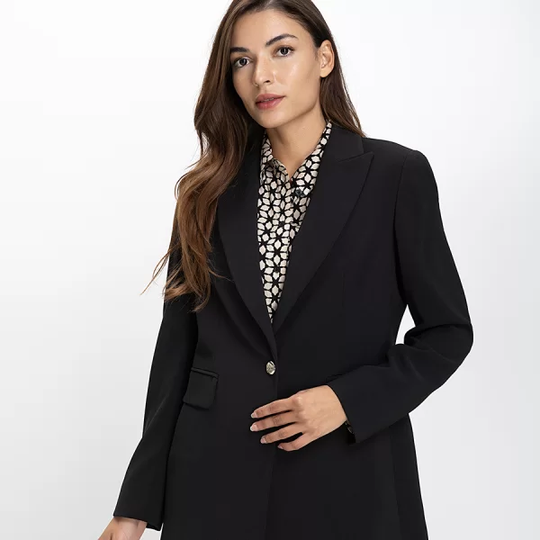 ELENA MIRÒ Elena Miro Γυναικείο Σακάκι Μεσάτο Regular Fit