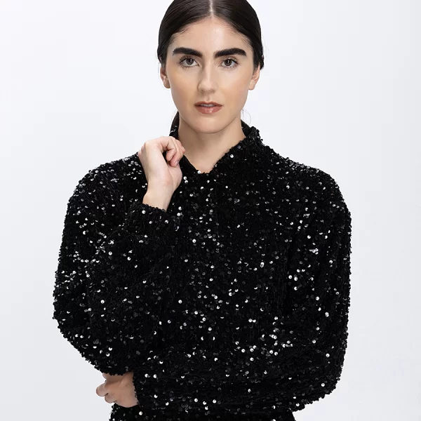 LUCKYLÙ Luckylu Γυναικείο Σακάκι Με Παγιέτες