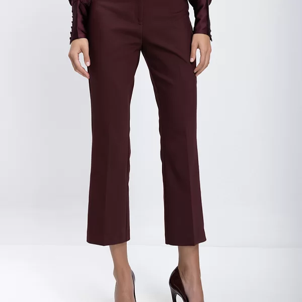CARACTERE Caractere Γυναικείο Παντελόνι Με Cropped Γραμμή Straight Fit