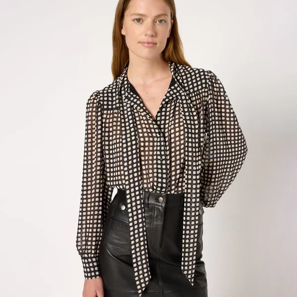 Gerald Darel Gerard Darel Γυναικείο Πουκάμισο με πουά μοτίβο