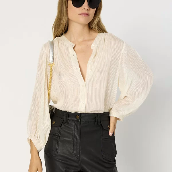 Gerald Darel Gerard Darel Ριγέ Πουκάμισο με Lurex