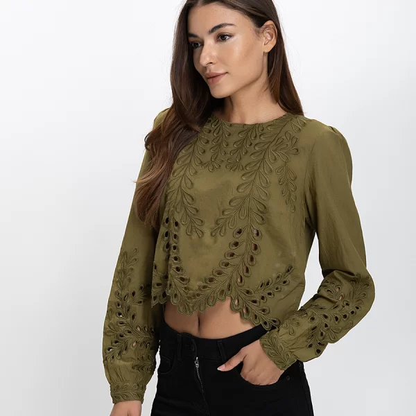 Petite Mendigote Paris Petite Mendigote Μπλούζα Με Κεντητές Λεπτομέρειες