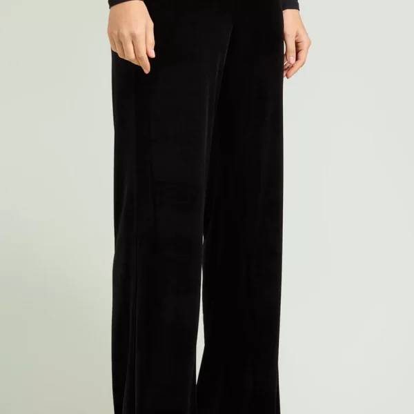 Luisa Viola Luisa Viola Γυναικείο Παντελόνι Από Βελούδο Wide Leg