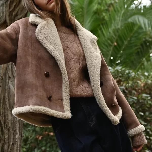 Molly Bracken Γυναικείο Μπουφάν Εφέ Shearling
