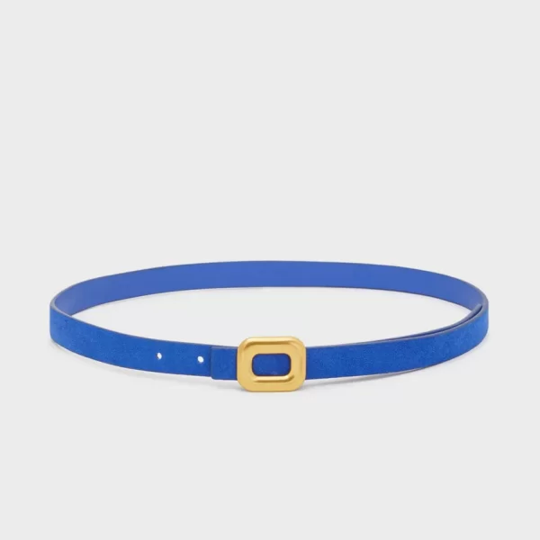 Nali Nali Γυναικεία Δερμάτινη Ζώνη Λεπτή Celeste σε Μπλε