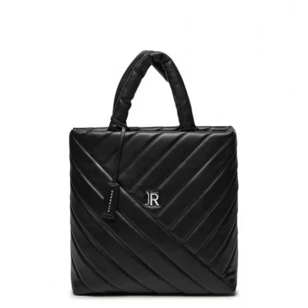 John Richmond John Richmond Γυναικεία Τσάντα Tote Χειρός Καπιτονέ σε Μαύρο