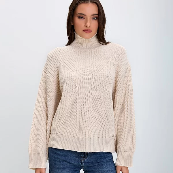 HARMONT & BLAINE Harmont & Blaine Γυναικείο Πλεκτό Ζιβάγκο Regular Fit Μπεζ