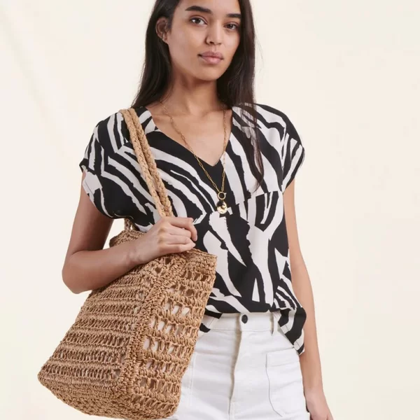 LA FEE MARABOUTEE La Fee Maraboutee Μπλούζα Printed σε Ασπρόμαυρο