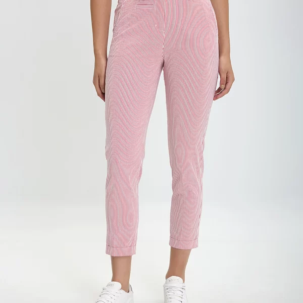 Ariela Montero Παντελόνι Cropped σε Κόκκινο Ριγέ