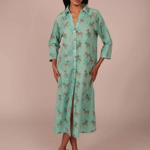 LUNA LLENA Luna Llena Γυναικείο Σεμιζιέ Midi Zebra Print Regular Fit