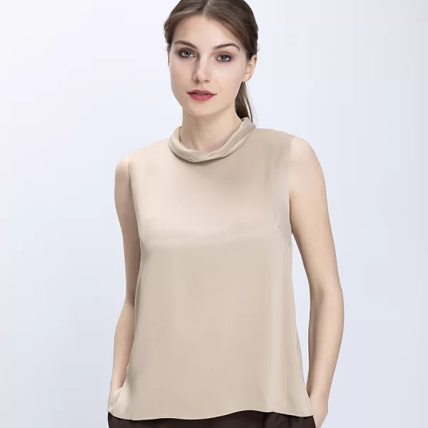 Boss Boss Γυναικεία Μπλούζα Αμάνικη Με Χαλαρό Λαιμό Regular Fit