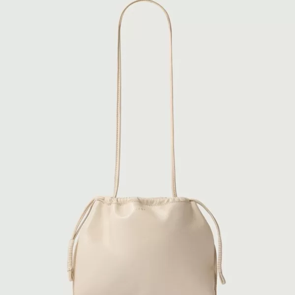 Soeur Soeur Γυναικεία Τσάντα Ώμου Δερμάτινη Με Γυαλιστερό Φινίρισμα Και Ρυθμιζόμενο Λουράκι