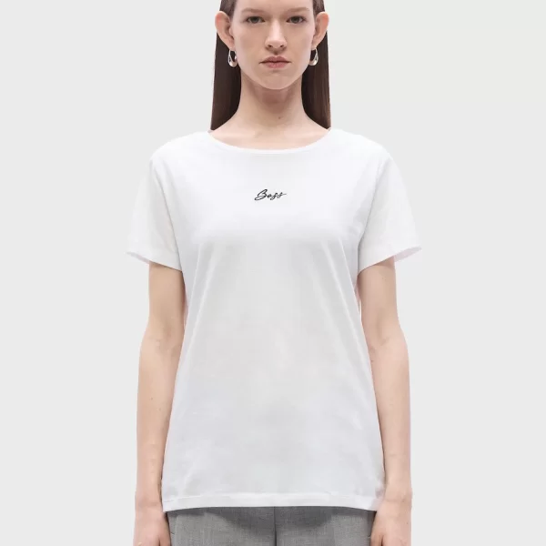 Boss Boss Γυναικείο T-Shirt Βαμβακερό Regular Fit