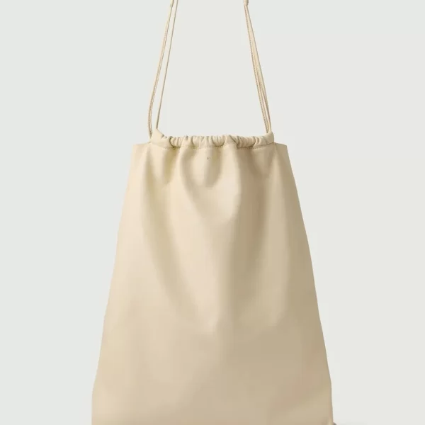 Soeur Soeur Γυναικεία Τσάντα Ώμου Oversized Δερμάτινη Με Σούρα Και Μακριά Λουριά