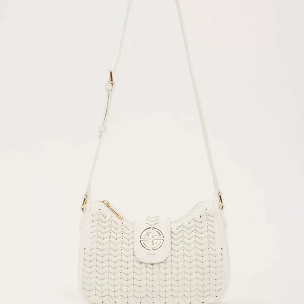 Gaudi Gaudi Γυναικεία Τσάντα Crossbody Με Πλεκτό Σχέδιο Και Καπάκι