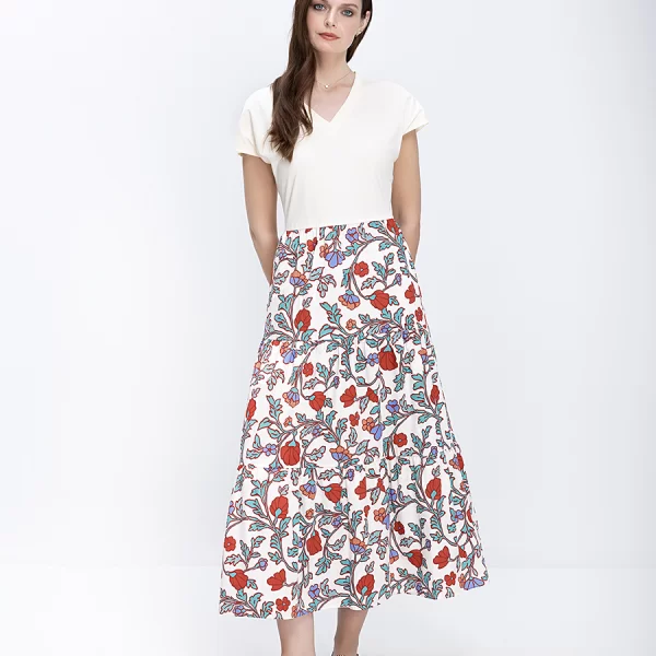 Penny Black Penny Black Γυναικείο Φόρεμα Maxi Βαμβακερό Με Floral Σχέδιο