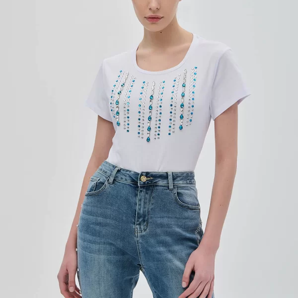 Cinderella Μπλούζα με σχέδιο απο στρας